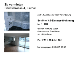 3.5-Zimmerwohnung Sändlistrasse 4, Linthal