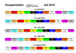 2016-07 Gruppenzeiten