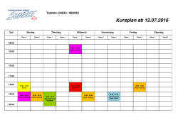 Kursplan ab 12.07.2016 - Sunset-fit