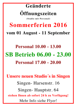 Öffnungszeiten Sommerferien 2016, Layout 1