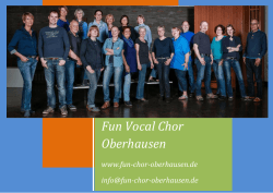 Flyer - Fun Vocal Chor