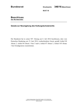 BR 346/16(B) Beschlussdrucksache (PDF, 70KB, nicht
