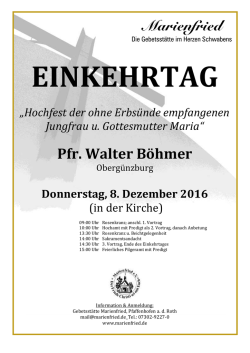Info - Marienfried
