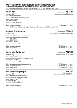 Druckansicht - Hauptverband