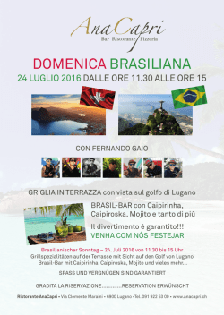 doMenica Brasiliana - Ristorante AnaCapri
