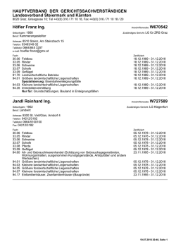 Druckansicht - Hauptverband