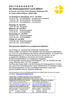Gottesdienste als PDF