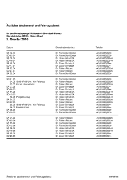 Ärztenotdienst 2-2016