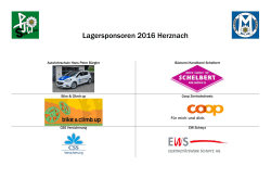 Lagersponsoren 2016 Herznach