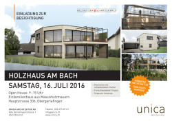 hausbesichtigung - unica Architektur AG Biberist