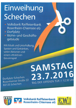 Page 1 Einweihung Schechen - Volksbank Raiffeisenbank