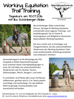 Working Equitation Trail Training