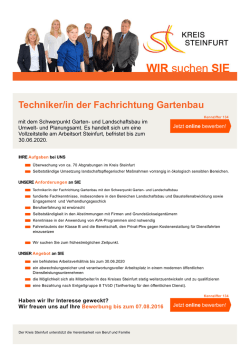 Dieses Stellenangebot als PDF speichern