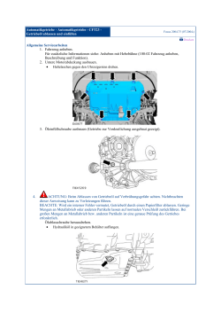 Automatikgetriebe - Automatikgetriebe - CFT23 - Getriebeöl