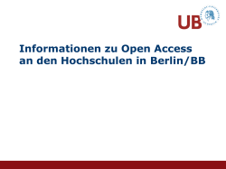 Power Point Präsentation (Teil: Bibliothek der Humboldt