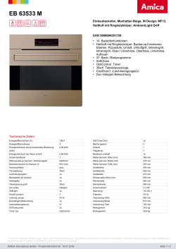 EB 63533 M - Amica International GmbH