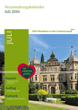 Juli 2016 - DKV-Residenz in der Contrescarpe
