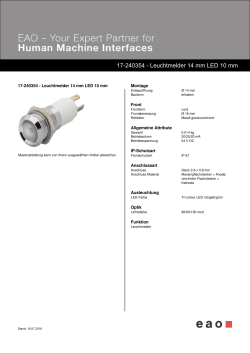 17-240354 - Leuchtmelder 14 mm LED 10 mm