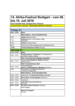 Download: Programm 2016 - Afrika