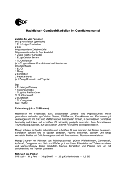 Hackfleisch-Gem&uuml;sefrikadellen im Cornflakesmantel