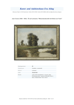 Jean Coune - Kunst- und Auktionshaus Eva Aldag