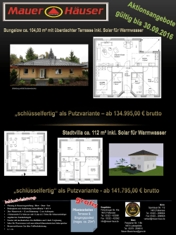 Angebot als PDF874.52 kB - Mauer Häuser GmbH Falkensee