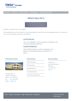 Webseitenausdruck HESCO Serie DG13