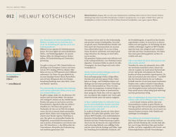 Interview mit Helmut Kotschisch in Hamburgs Kreative 2013