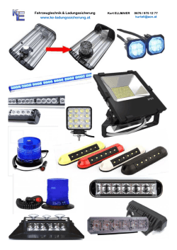 LED Blitzer+Strahler - KE Ladungssicherung