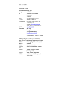 Gro&szlig;veranstaltung Gauturnfest in V&ouml;hl Veranstaltungsnummer 1605