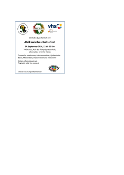 Infokasten_Afrikanisches Kulturfest_September2016