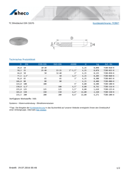 Technisches Datenblatt
