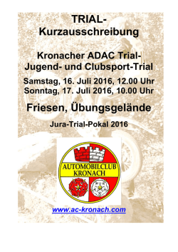 Infos - Trialsport