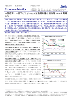 Economic Monitor