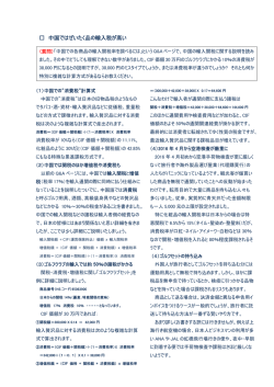 中国ではぜいたく品の輸入税が高い