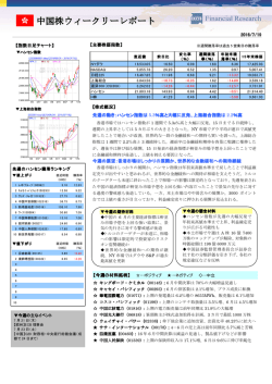 世界的な金融緩和への期待継続
