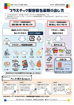 プラスチック製容器包装類の出し方