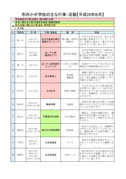 学校関係 - 中津川市