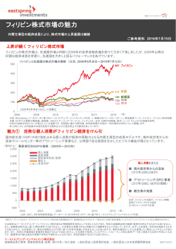 フィリピン株式市場の魅力 （PDF） - イーストスプリング・インベストメンツ