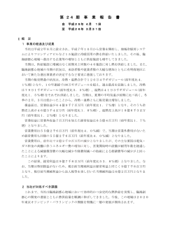 平成25年度 - 東京臨海熱供給株式会社
