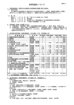 （参考3）世界遺産について