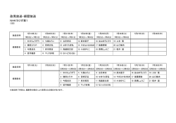 政見放送・経歴放送（NHKラジオ第1）