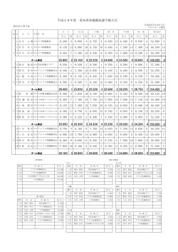 社会人男子 平成28年度 愛知県体操競技選手権大会