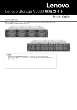 Lenovo Storage V5030 構成ガイド