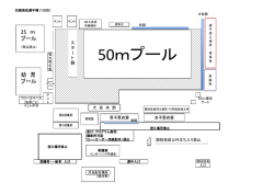 JAバンクちょきんぎょプール見取り図