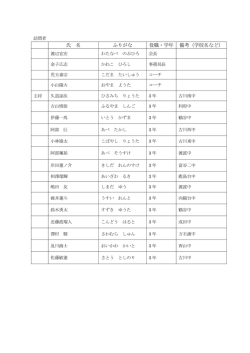 別添のとおり [PDFファイル／107KB]