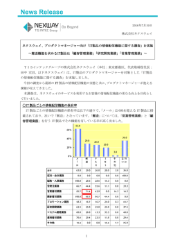 プロダクトマネージャー向け「IT製品の情報配信機能に関する