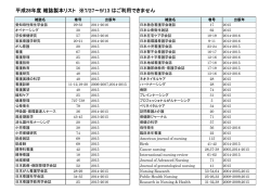 リスト - 愛知県立大学看護学部 愛知県立大学大学院看護学研究科