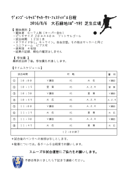 ミニサッカー (大石スポーツ村)