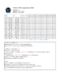 PDF - マッチプレーダブルス supported by PING